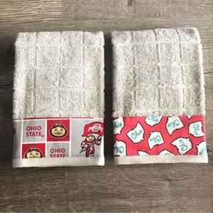 Ohio State Kitchen Towel Set of 2 OSU Buckeyes